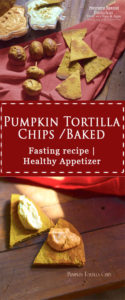 pumpkin tortilla chips