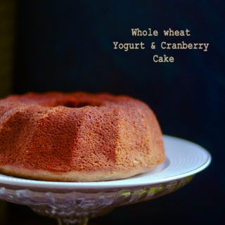 yogurt cranberry cake