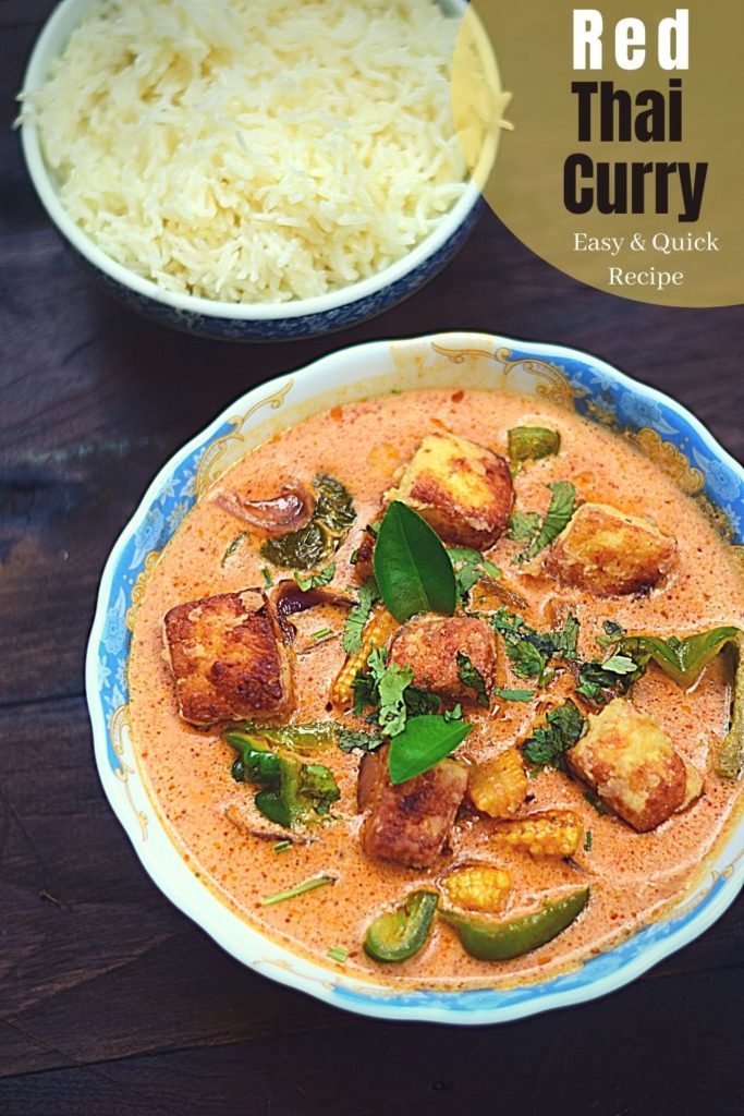 Thai red curry recipe