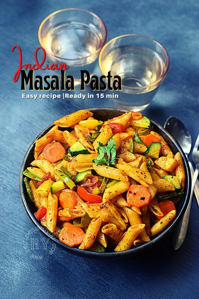 masala pasta indian recipe